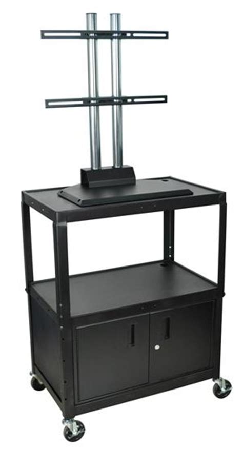 tv cart steel cabinets|adjustable tv cart.